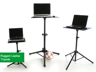 Highly Portable Laptop Tripods and Stands for Mobile Computing